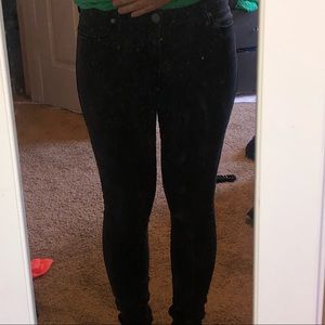 Black skinny jeans